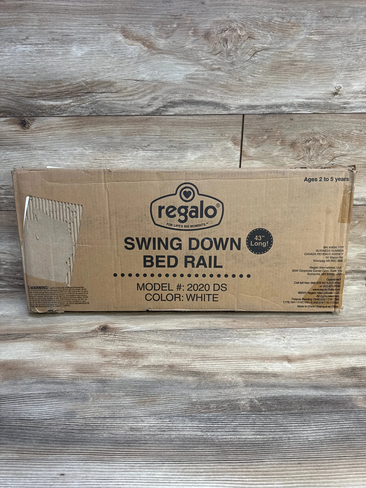 Regalo Guardian Swing Down Bedrail, White - Me n Mommy To Be