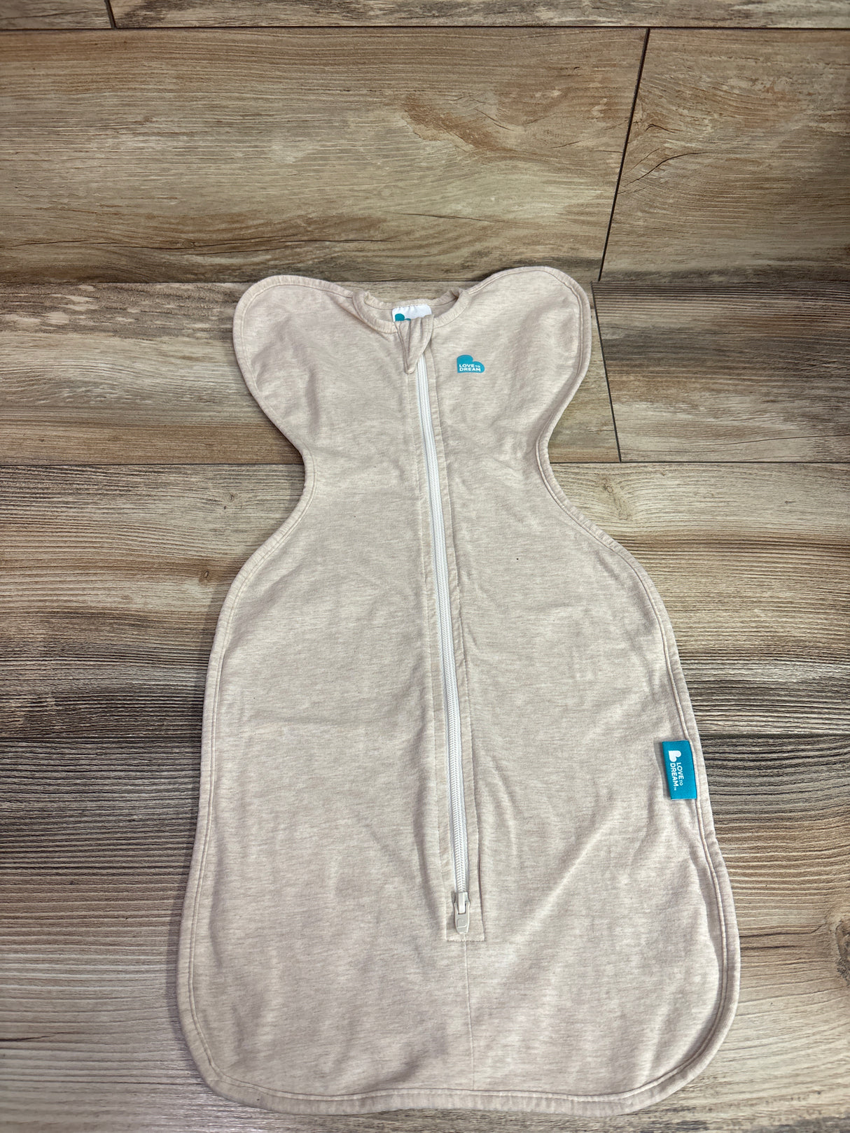 Love To Dream Swaddle Up Stretch Cotton Beige sz Small/Newborn