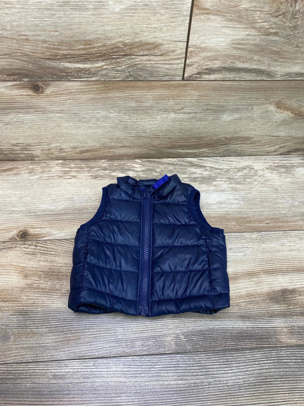 Primary Puffer Vest Navy sz 3-6m - Me n Mommy To Be