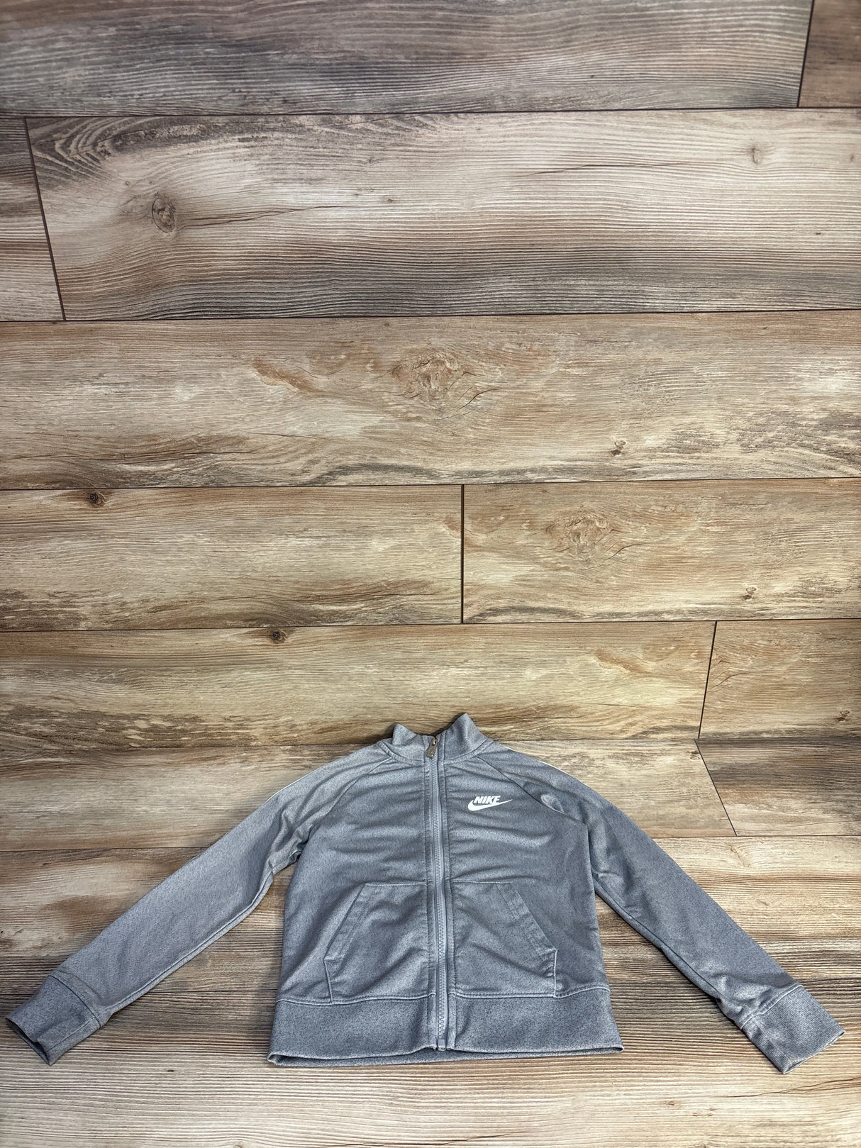 Nike Full Zip Taped Track Jacket Grey sz 5T