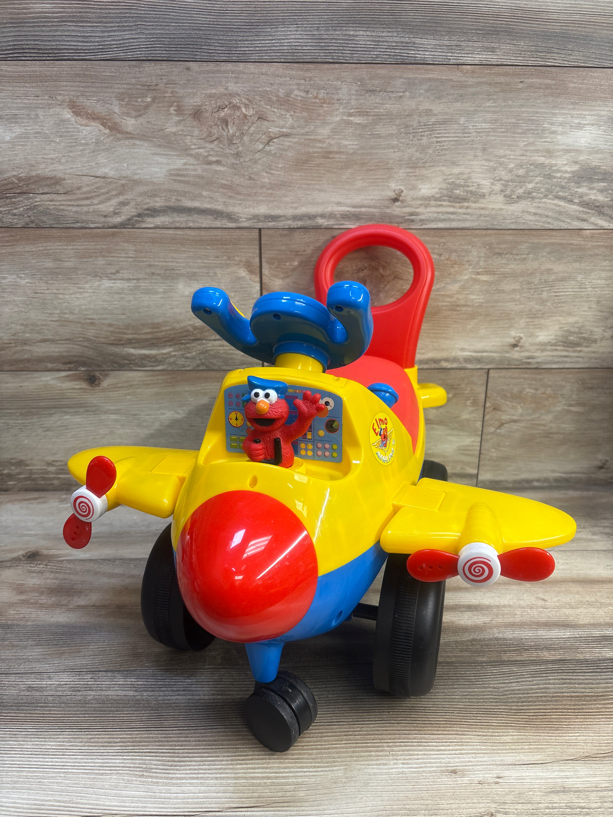 Kiddieland Sesame Street Elmo's Activity Plane Ride-On