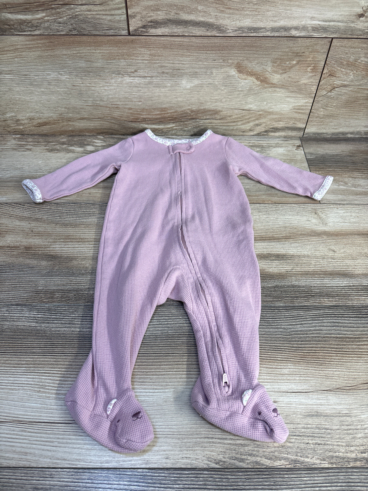 Just One You Waffle Knit Sleeper Purple sz 6m