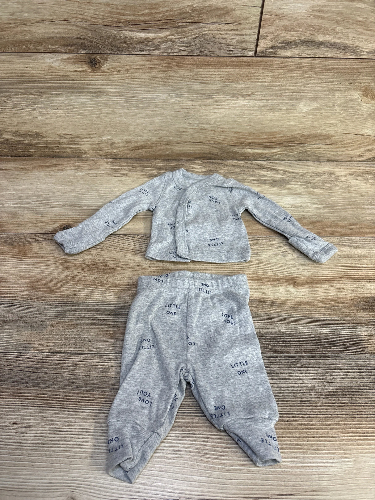 Just One You 2pc Kimono Set Grey sz Preemie