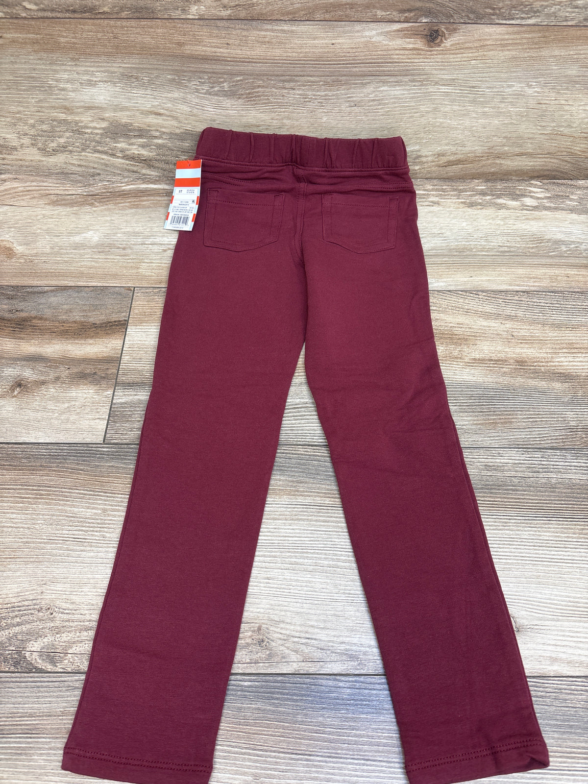 NEW Cat & Jack Knit Jeggings Maroon sz 5T
