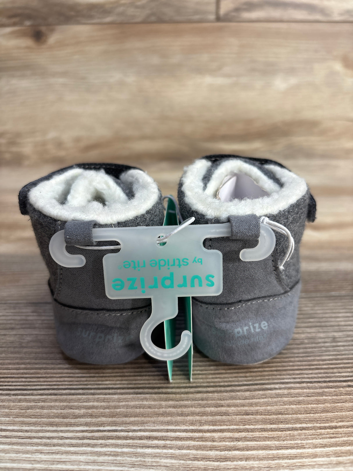 NEW Surprize by Stride Rite Crispin Boots Grey sz 4/5c