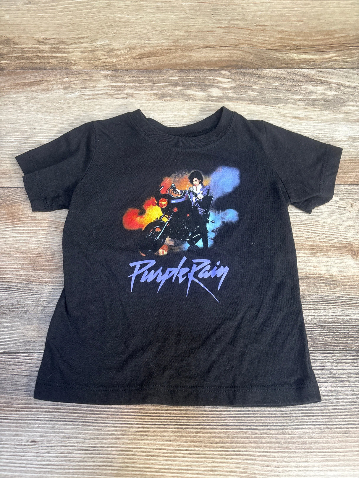 The Prince Estate Shirt 'Purple Rain' Black sz 18m
