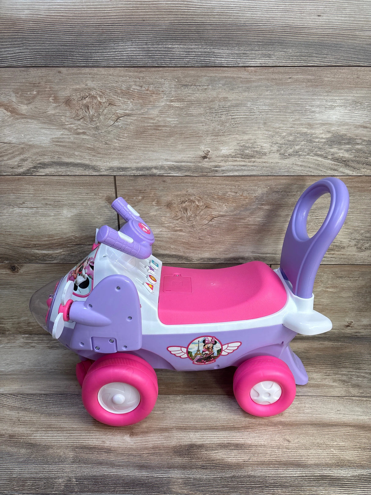Kiddieland Disney Minnie Mouse Light n' Sound Plane Ride-On