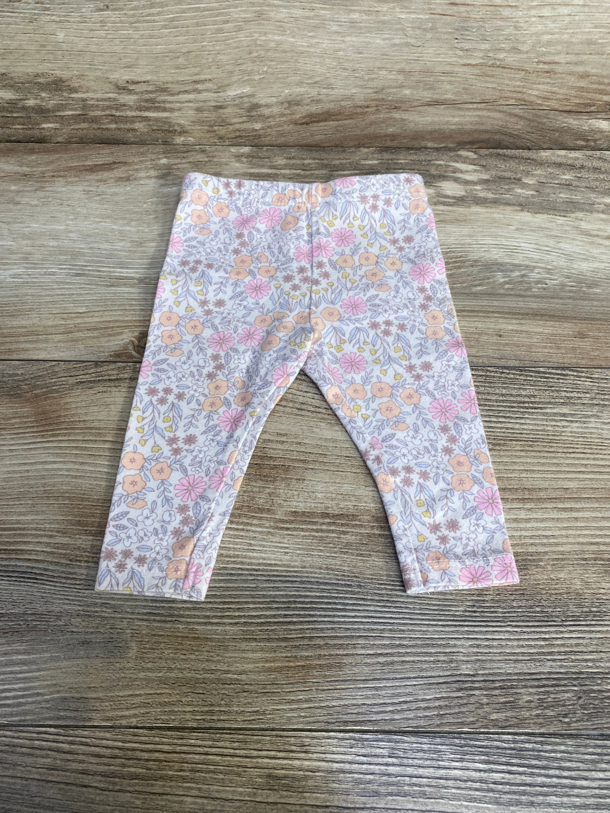 Cat & Jack Floral Leggings White sz Newborn - Me n Mommy To Be