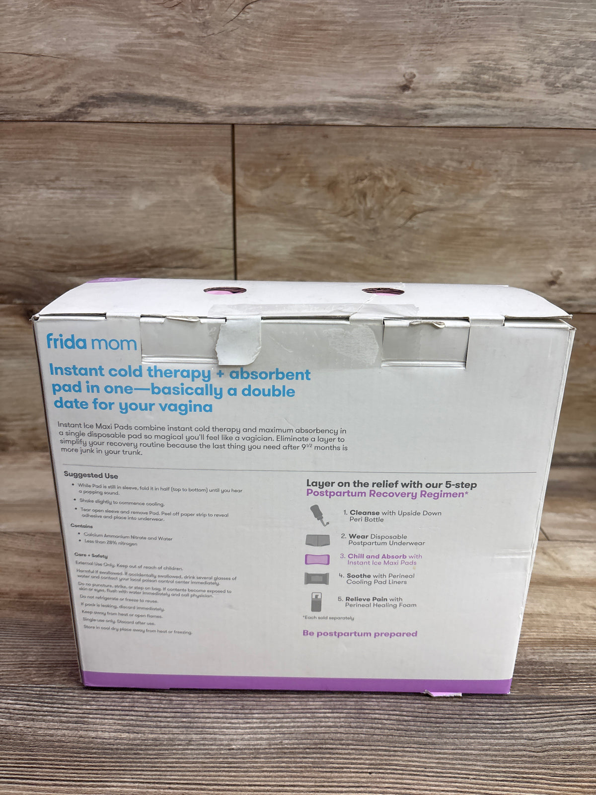 NEW Frida Mom Instant Ice Maxi Pads 8pk