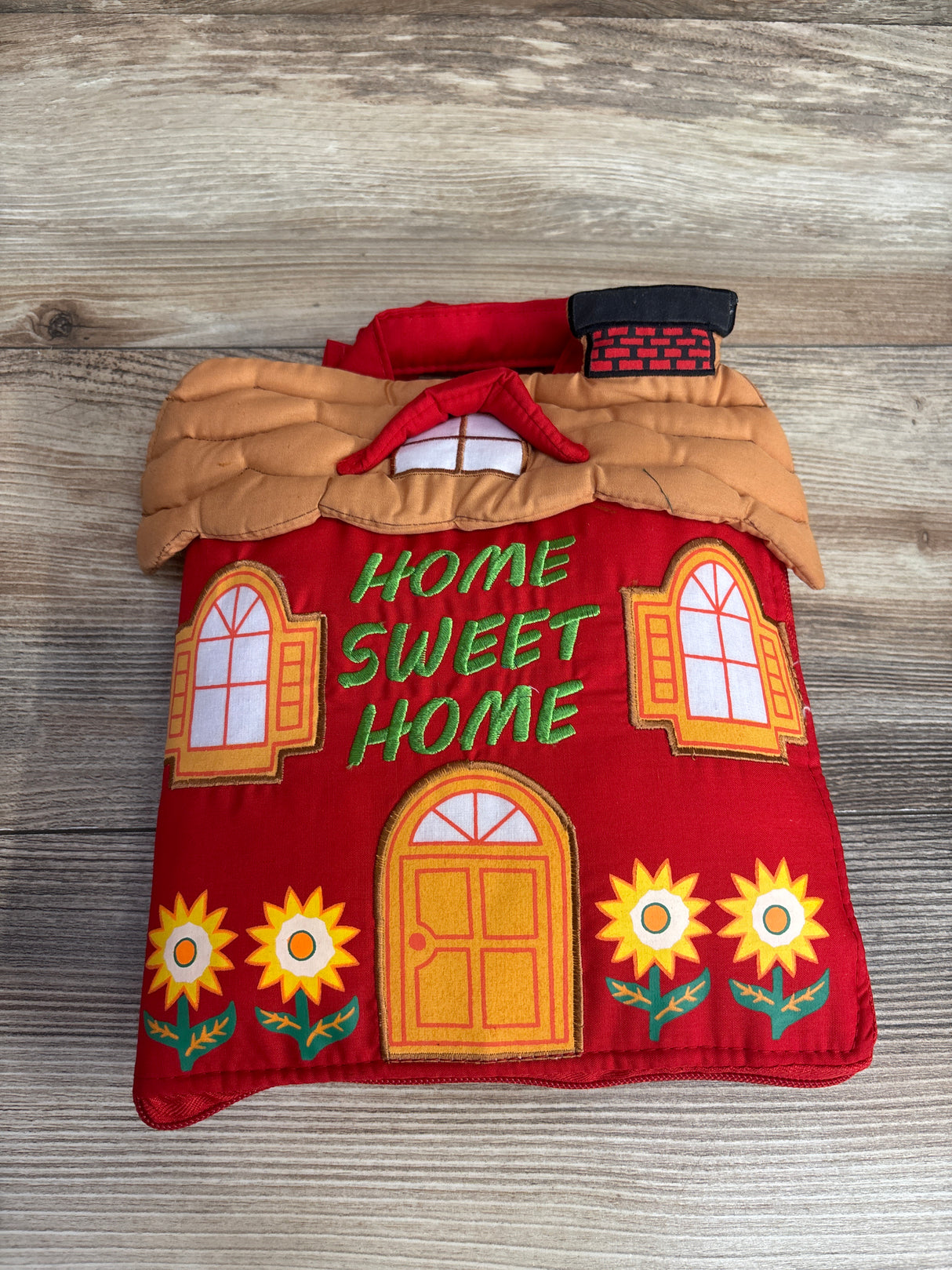 NEW Soft Skill Home Sweet Home Washable Book Red