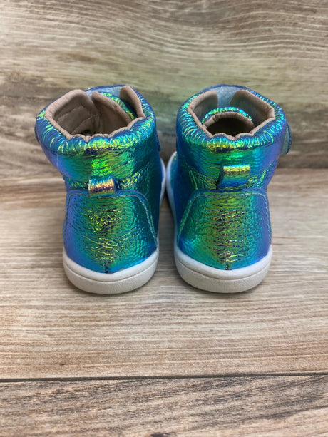 Monkey Feet USA Iridescent High Top Sneakers Sz 4c - Me n Mommy To Be