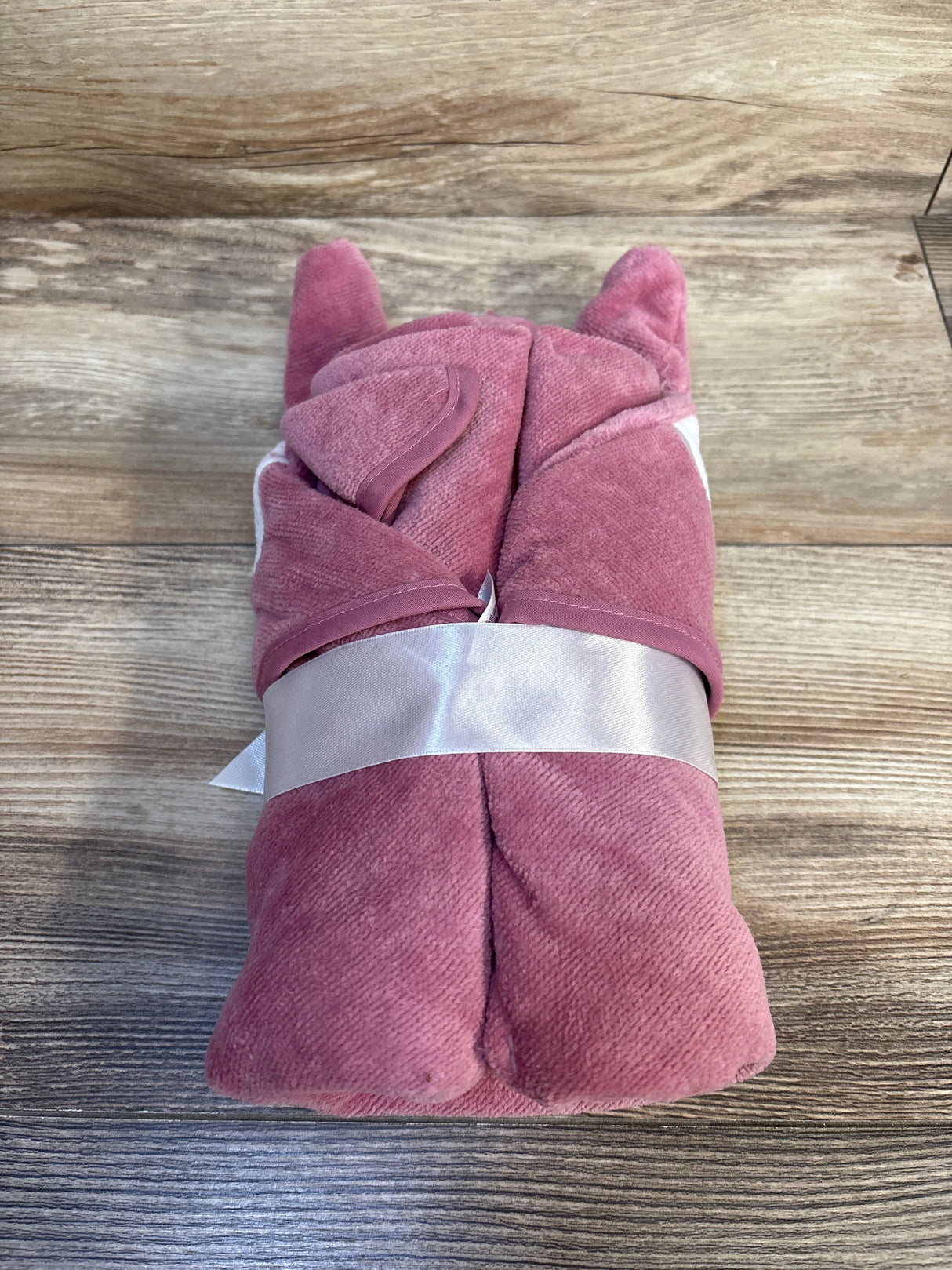 NEW Parent's Choice Bath Hooded Towel Pink Fox