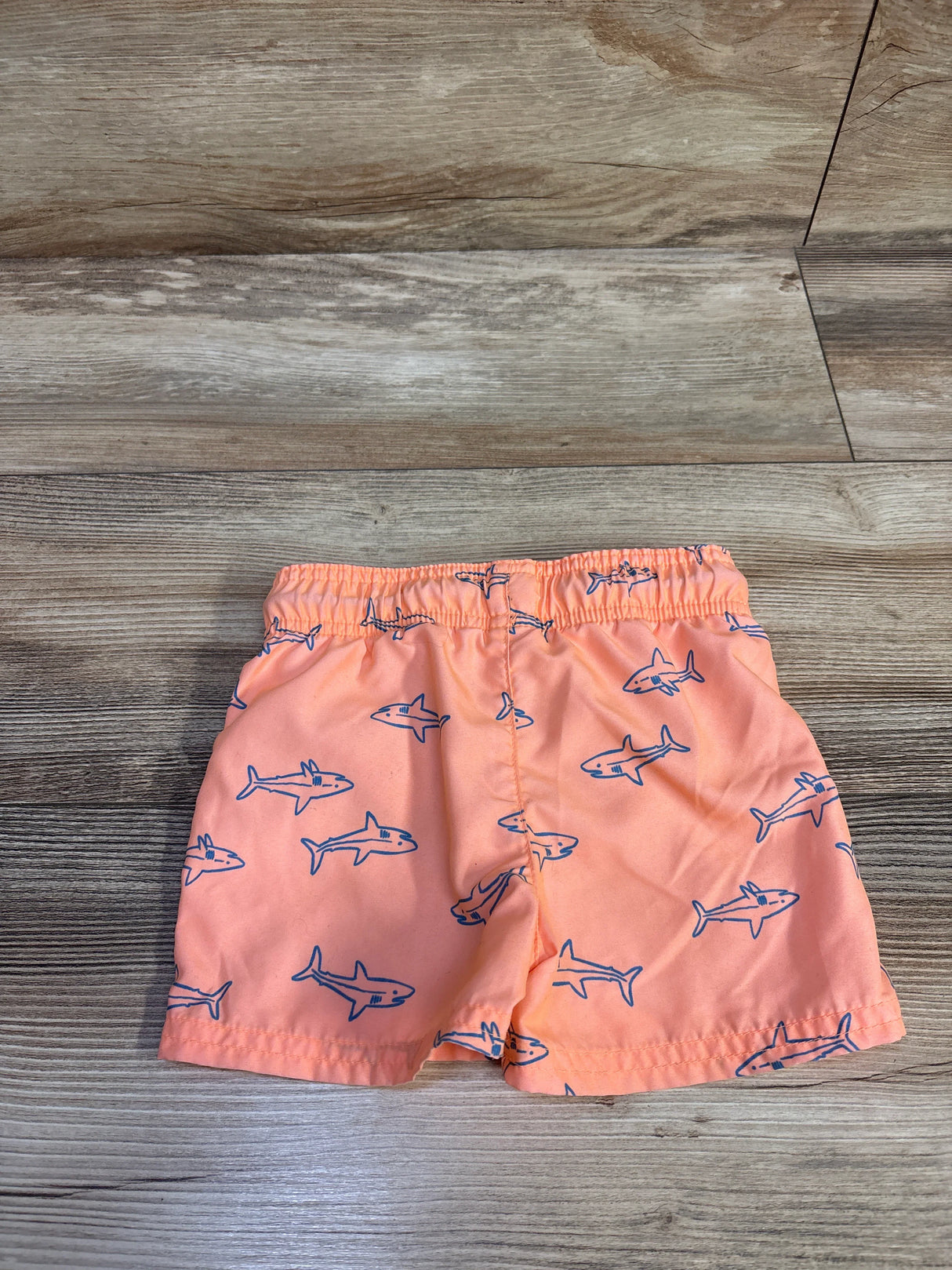 Cat & Jack Shark Swim Trunks Orange sz 18m
