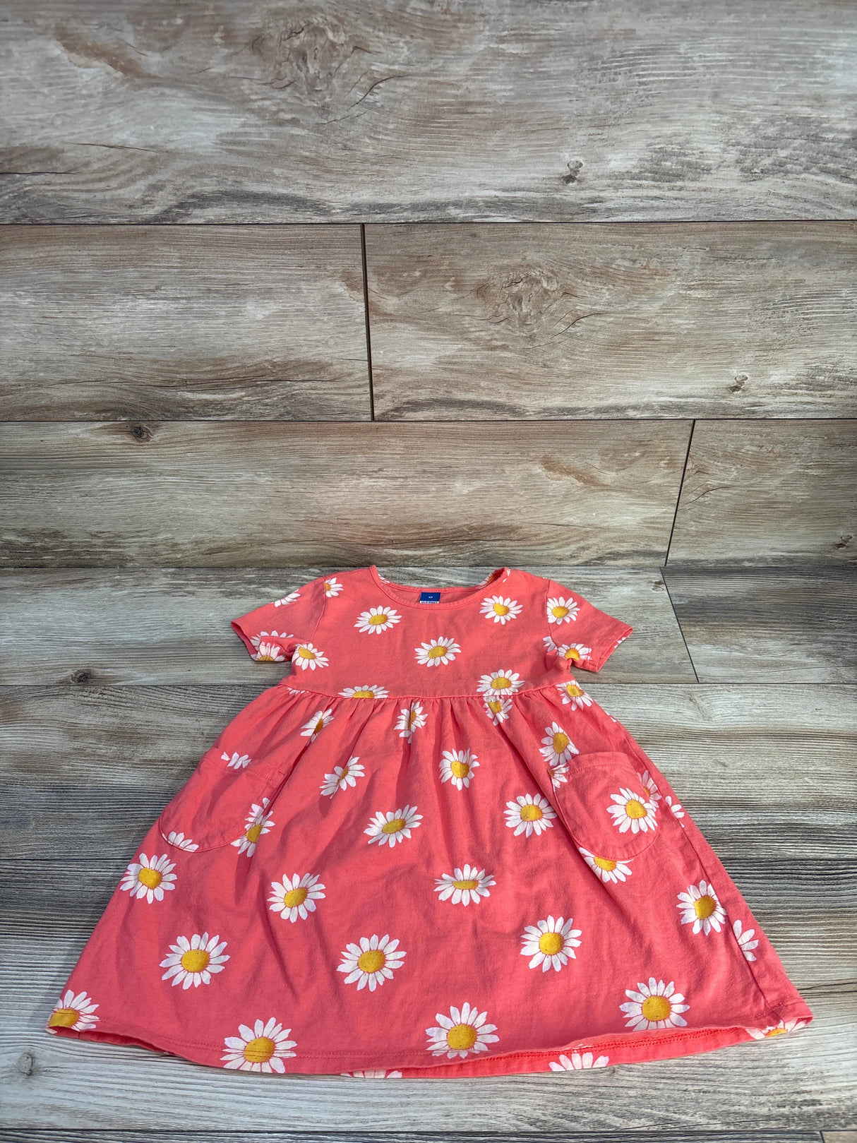 Old Navy Jersey-Knit Short Sleeve Dress Pink sz 4T