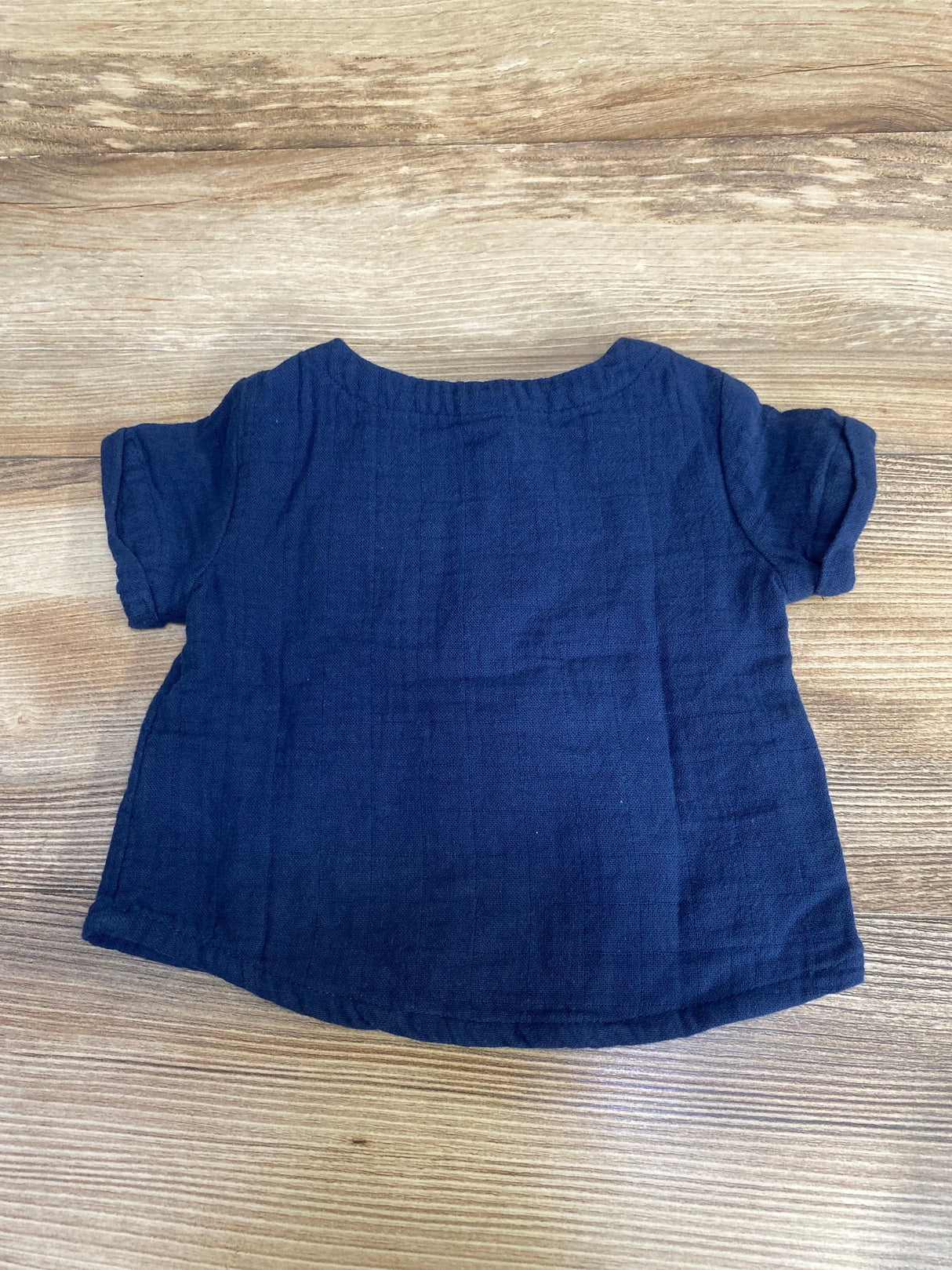 Old Navy Henley Shirt Navy sz 0-3m - Me n Mommy To Be