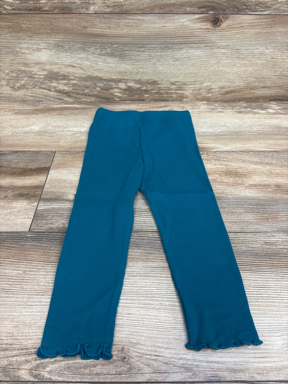 NEW Okie Dokie Ribbed Leggings Teal sz 2T