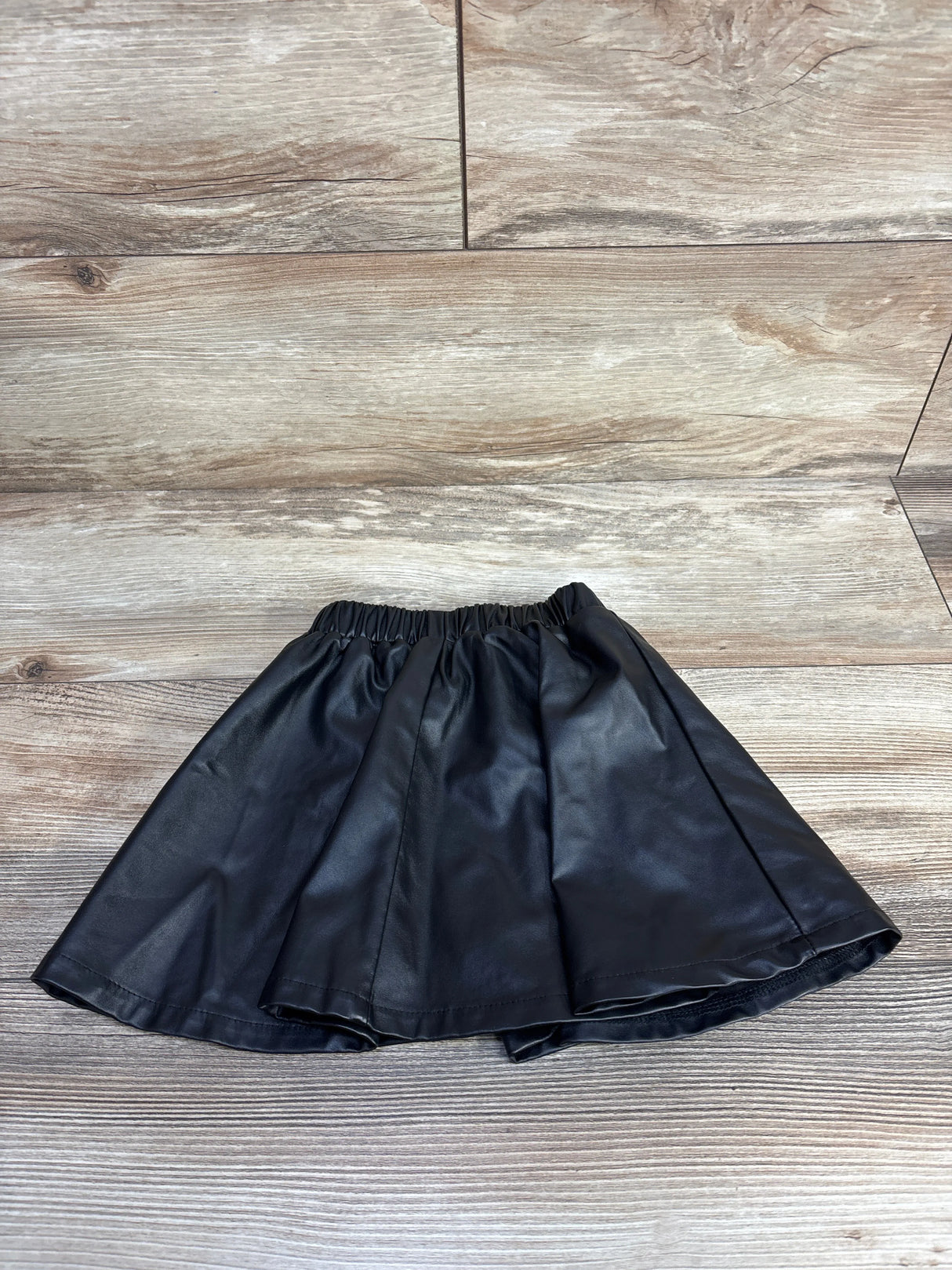 Shein Pleather Skirt Black sz 4T