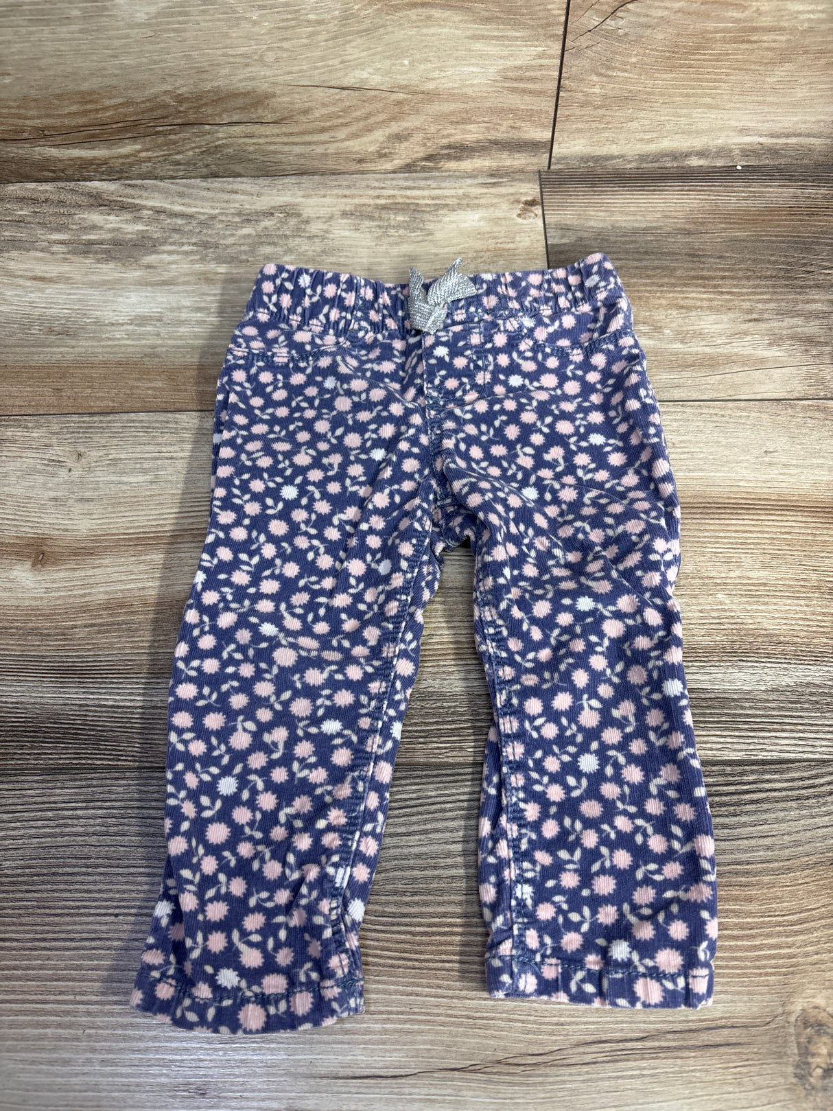 OshKosh Floral Cord Pants Lilac sz 12m