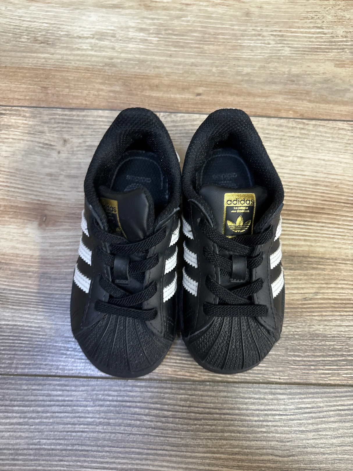 Adidas Superstar II Sneakers Black sz 6c