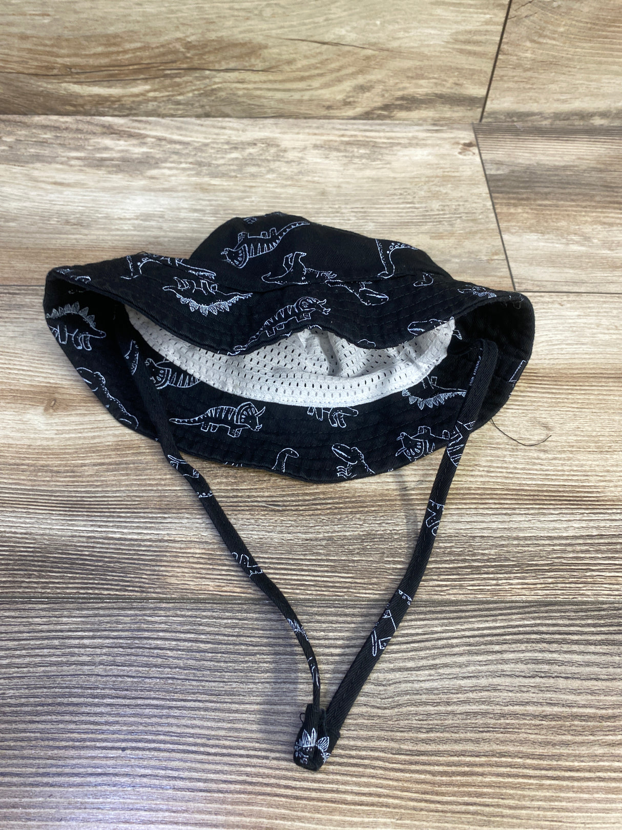 Dinosaur Print Bucket Hat Black sz 46cm