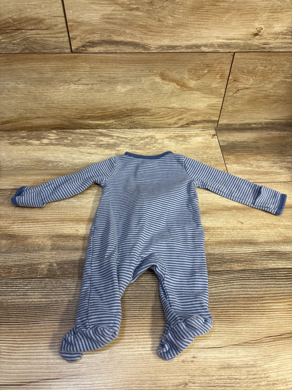 Just One You Striped Little Brother Sleeper Blue sz Newborn