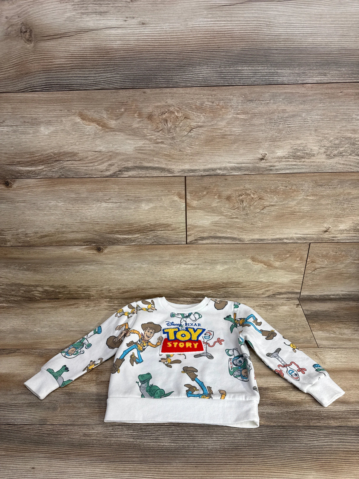 Disney Pixar Toy Story Sweatshirt White sz 2T