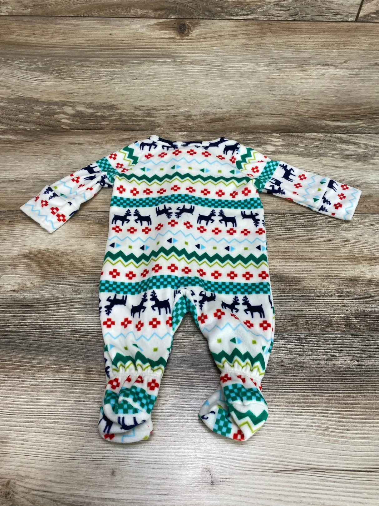 Cat & Jack Fair Isle Sleeper White sz Newborn - Me n Mommy To Be