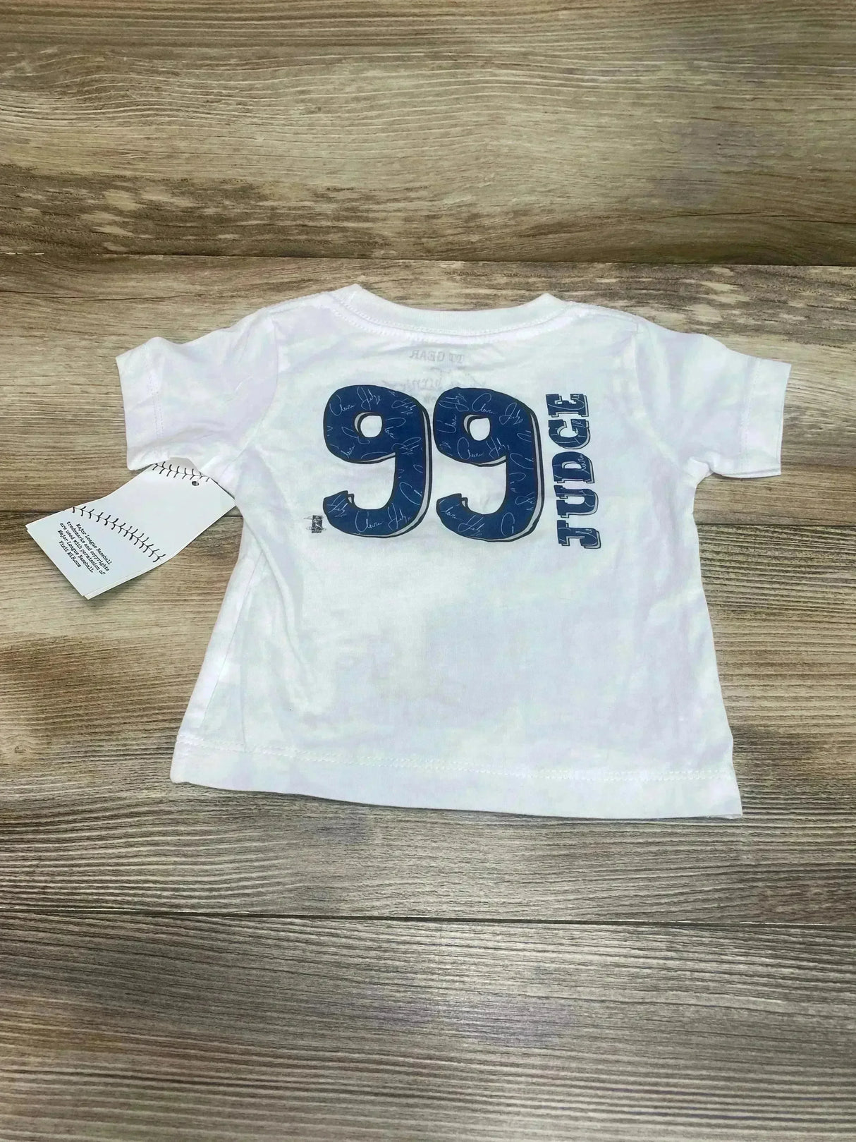 NEW Tiny Turnip New York Yankees Judge Shirt White sz 6m - Me n Mommy To Be