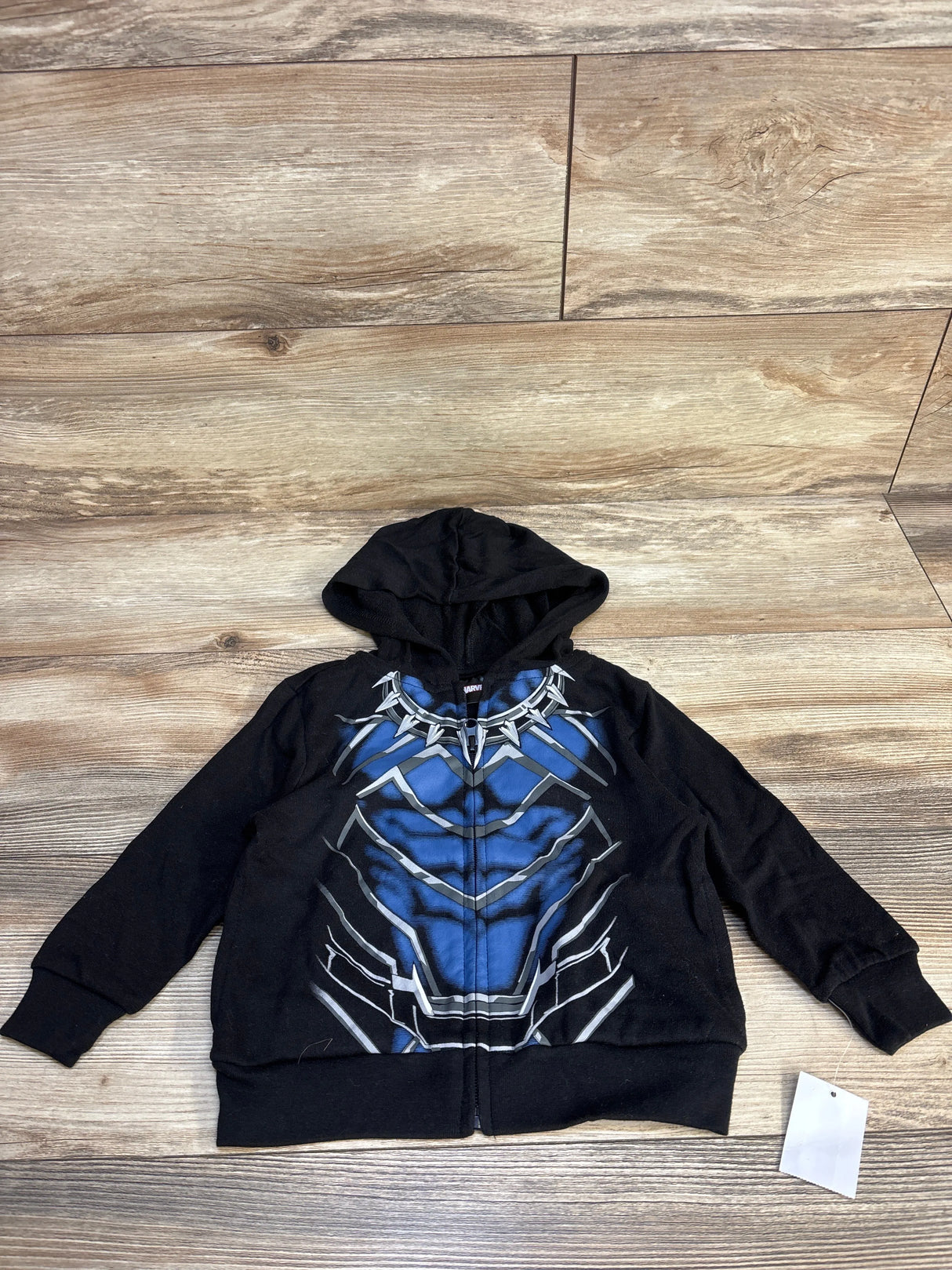 NEW Marvel Full Zip Black Panther Jacket Black sz 2T
