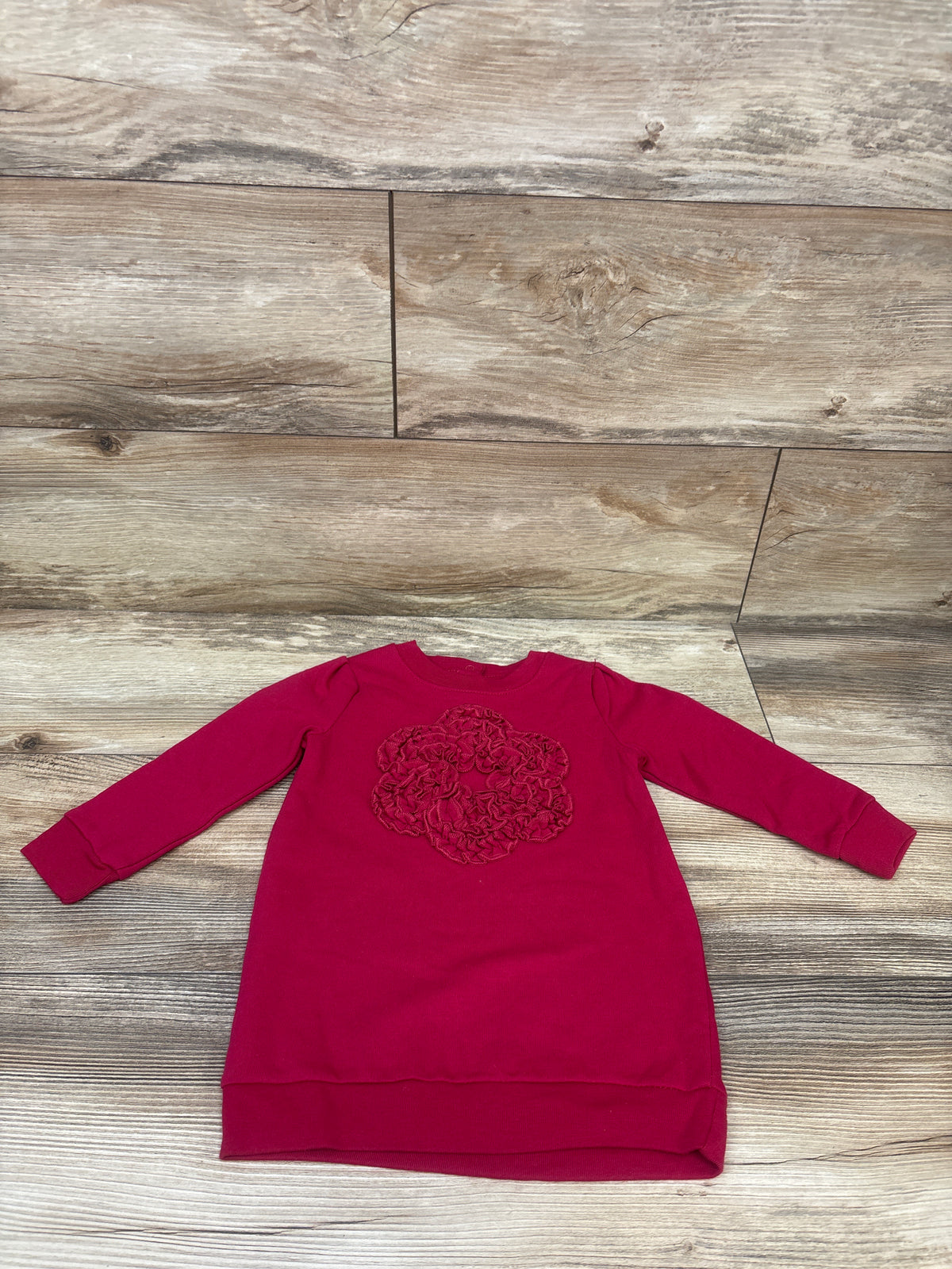 Koala Kids Sweatshirt Dress Red sz 18m