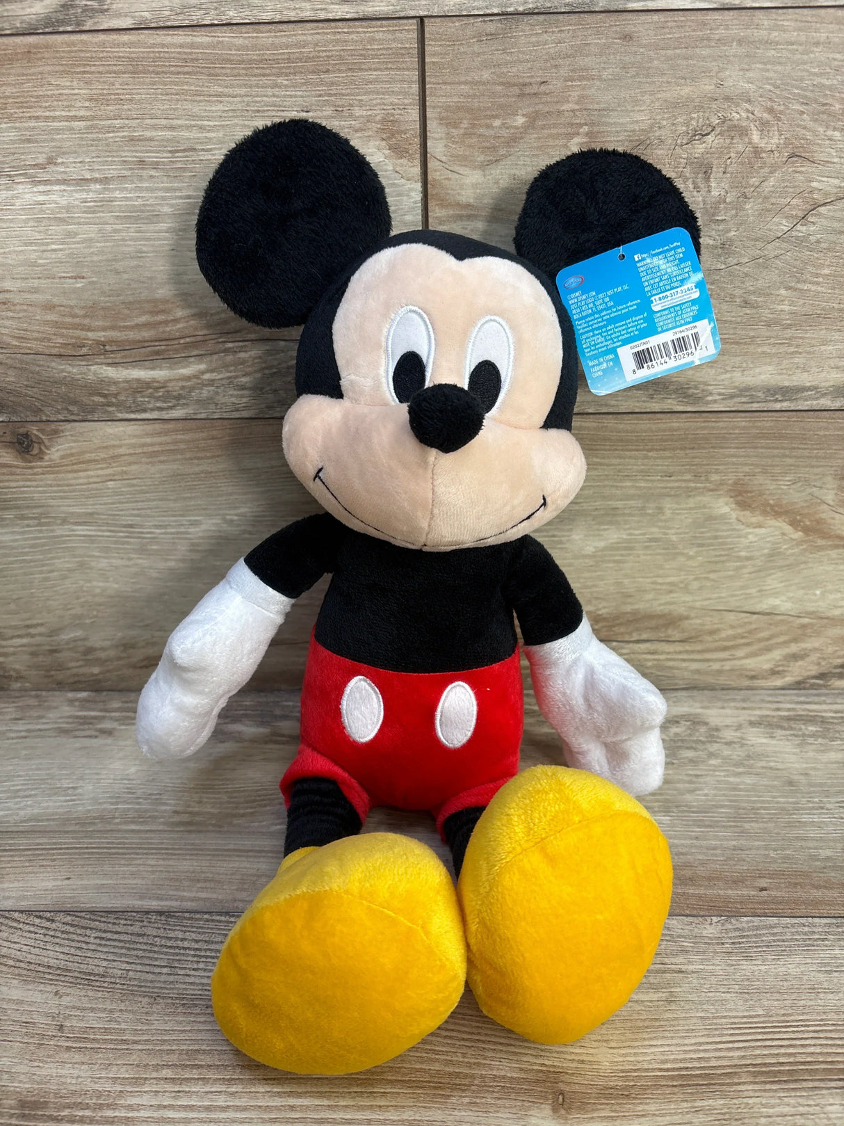 NEW Just Play Disney Mickey Mouse 18'' Stuffed Animal
