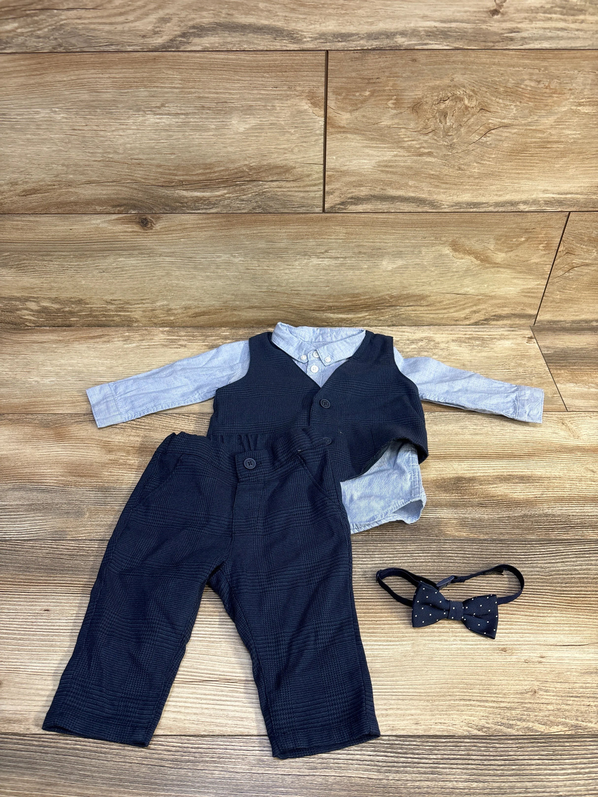 H&M 4pc Vest Set Blue sz 6m