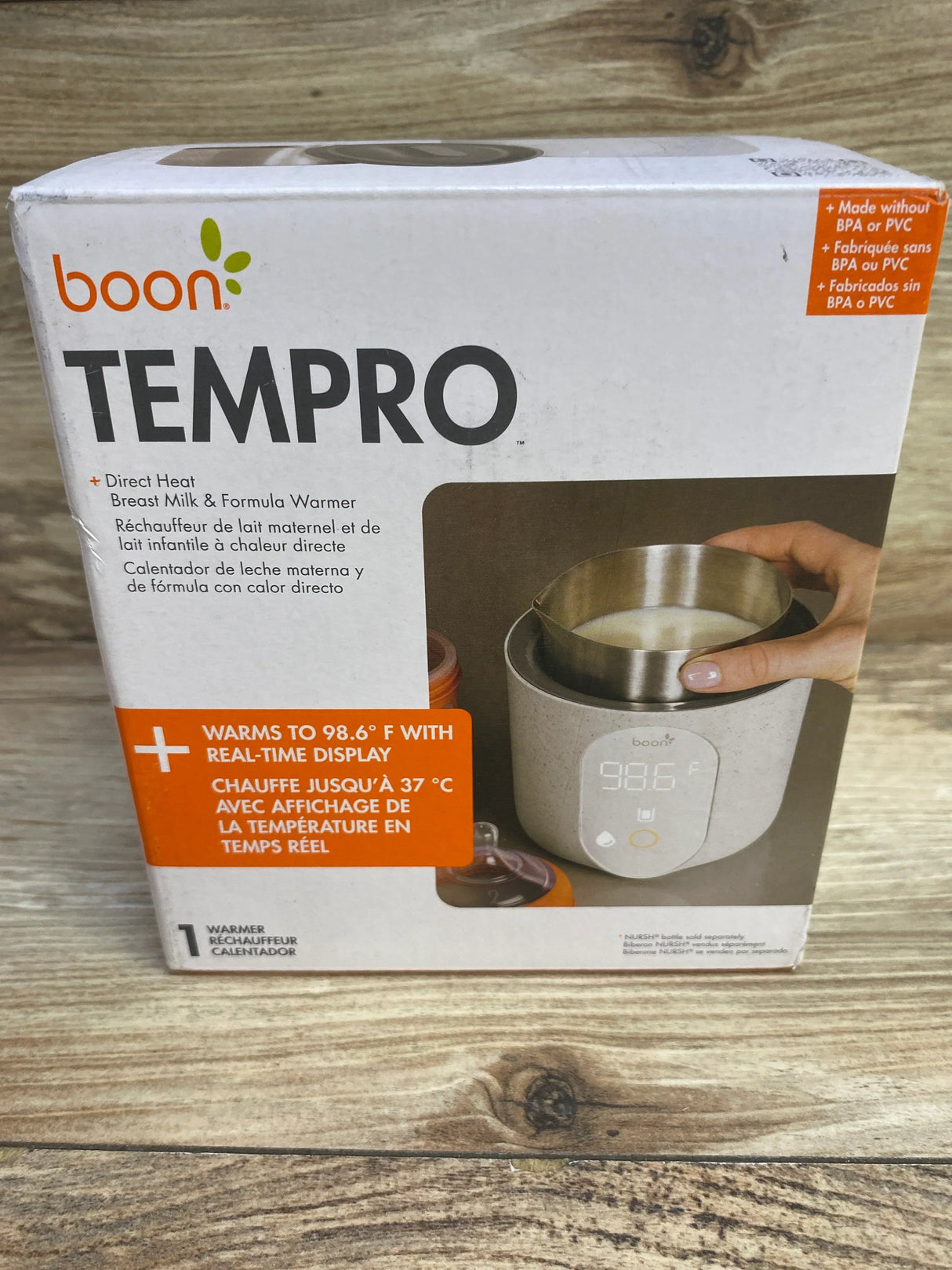 NEW Boon Tempro Direct Heat Breastmilk Warmer