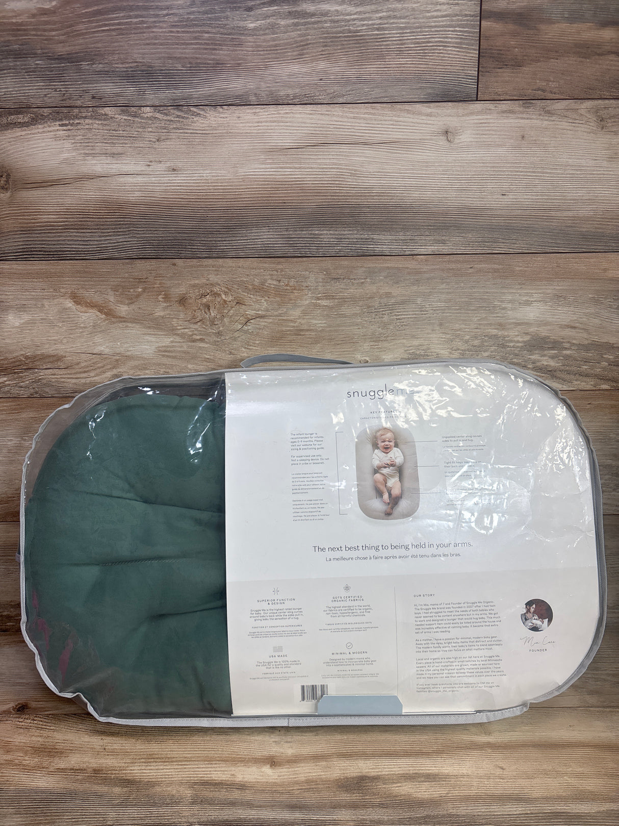 Snuggle Me Organic Lounger + Ember Cover