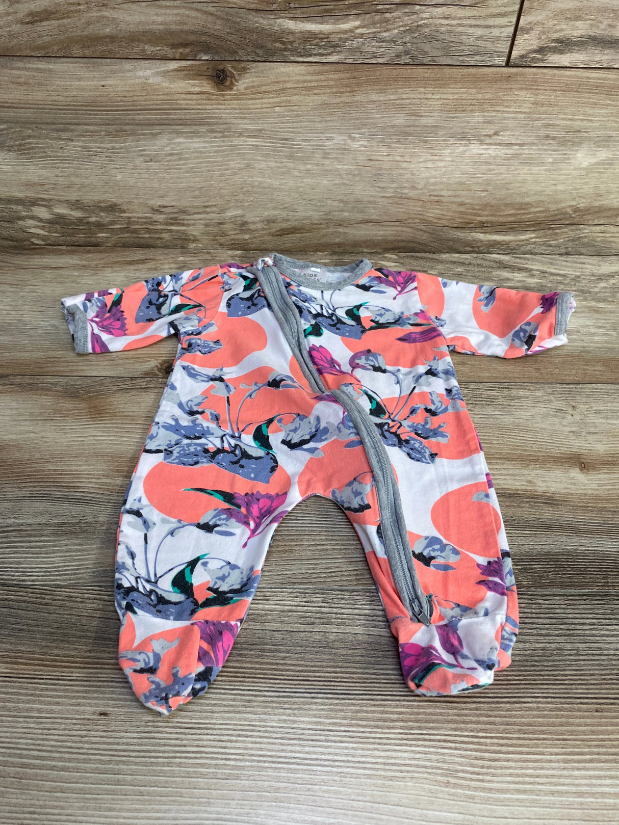 Kids Tales Floral Sleeper White sz Newborn - Me n Mommy To Be