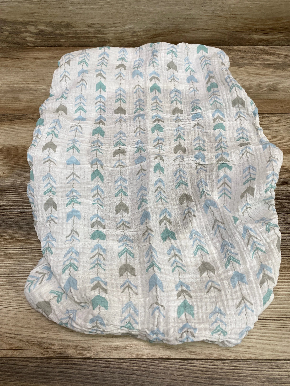 Summer Muslin Changing Pad Cover Teal-Muslin Geometric - Me n Mommy To Be