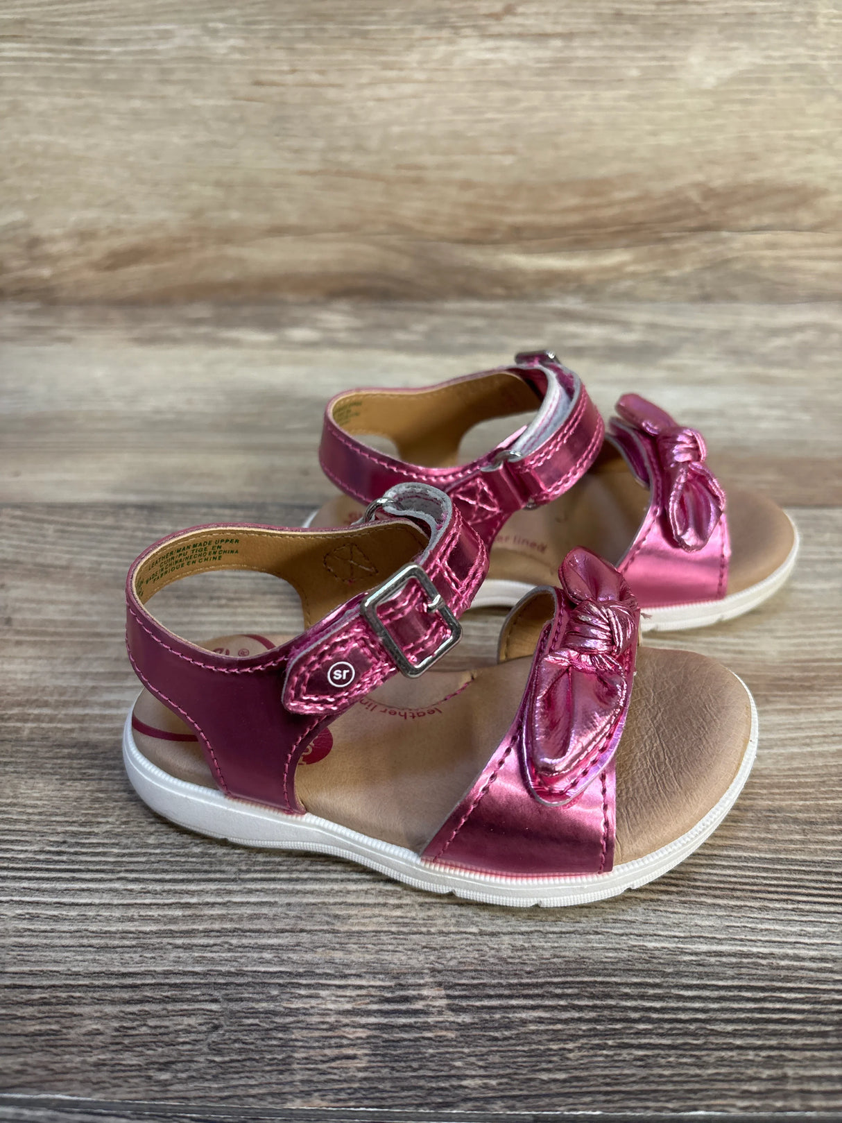 Stride Rite Whitney Sandals in Metallic Pink sz 6c