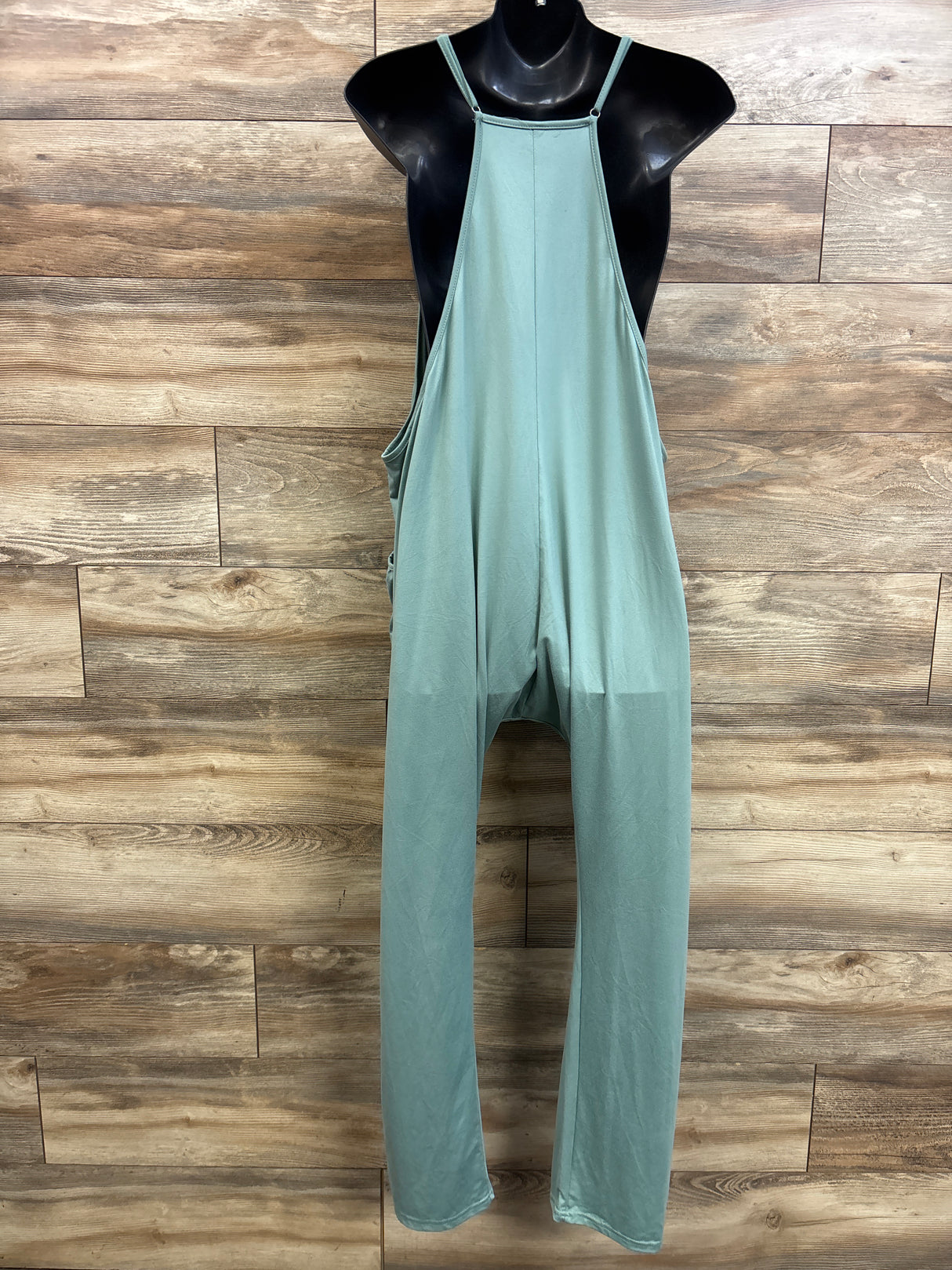 Sleeveless Maternity Jumpsuit Teal sz XL