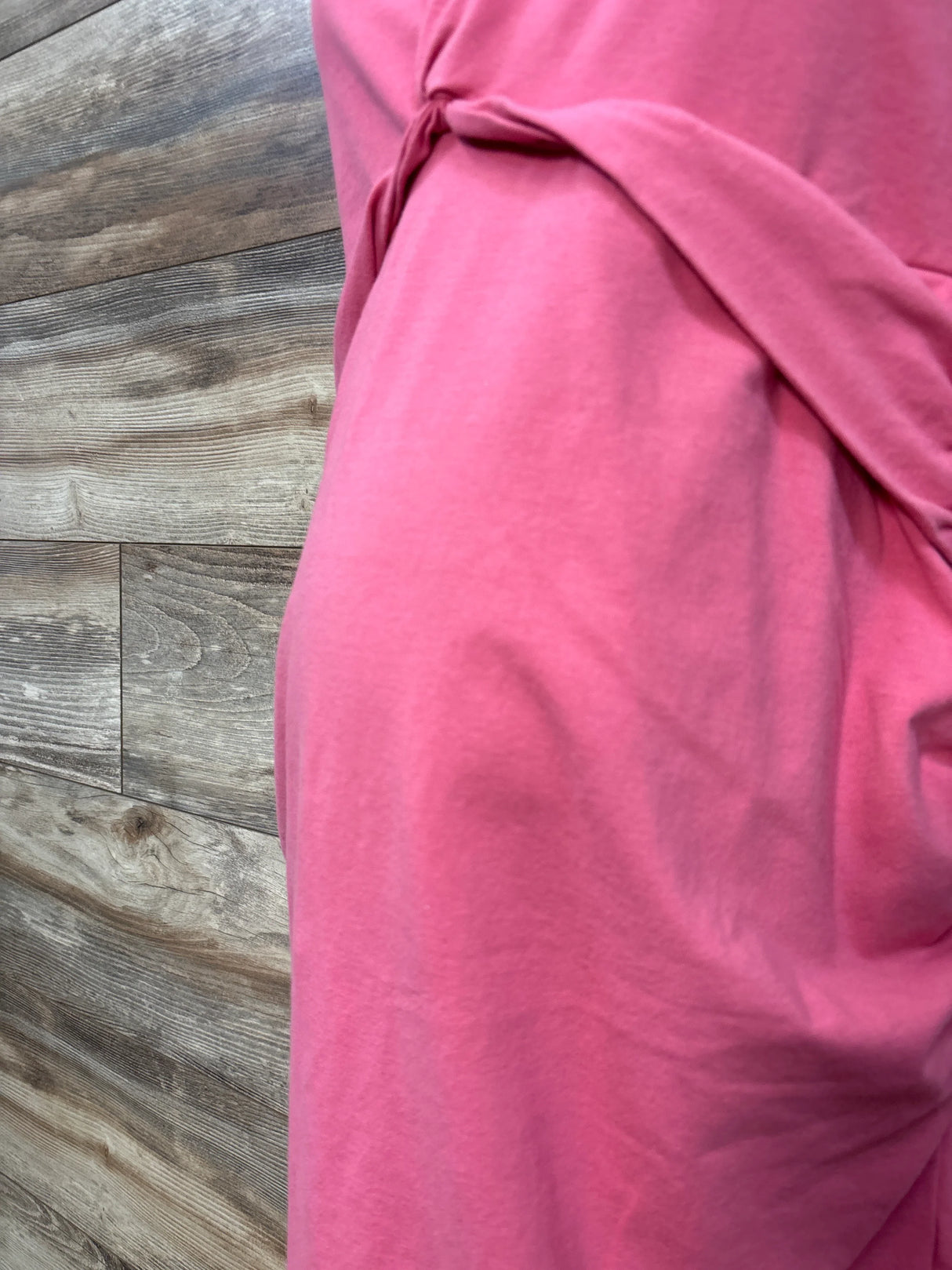 Old Navy Maternity Fitted Dress Pink sz Large - Me n Mommy To Be