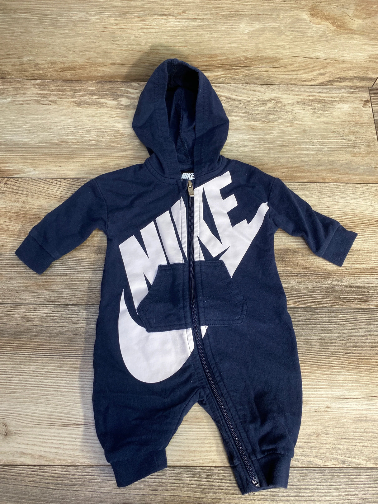 Nike Play All Day Hooded Coverall in Navy sz 3m