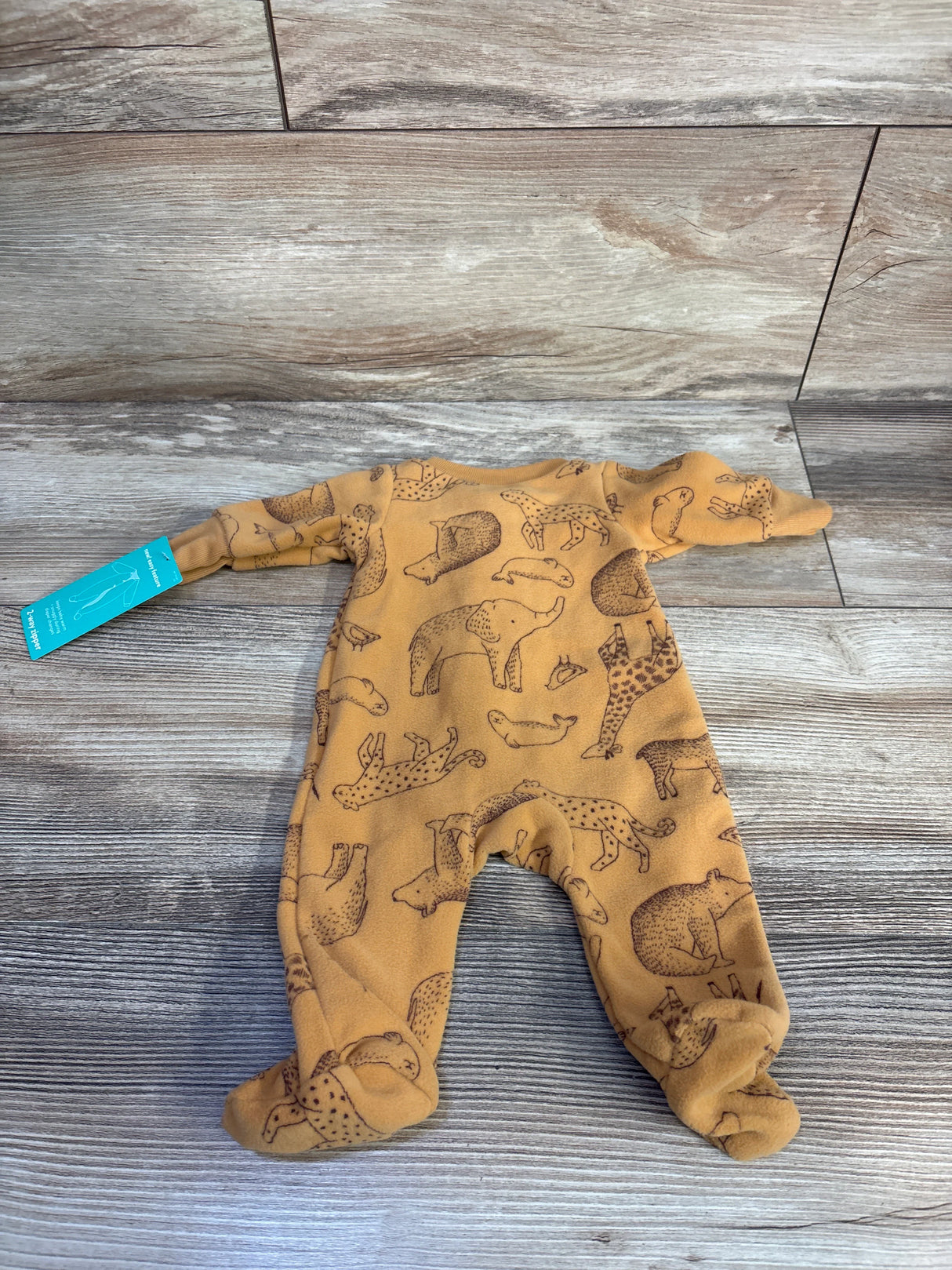 NEW Child Of Mine Blanket Sleeper Orange sz Preemie