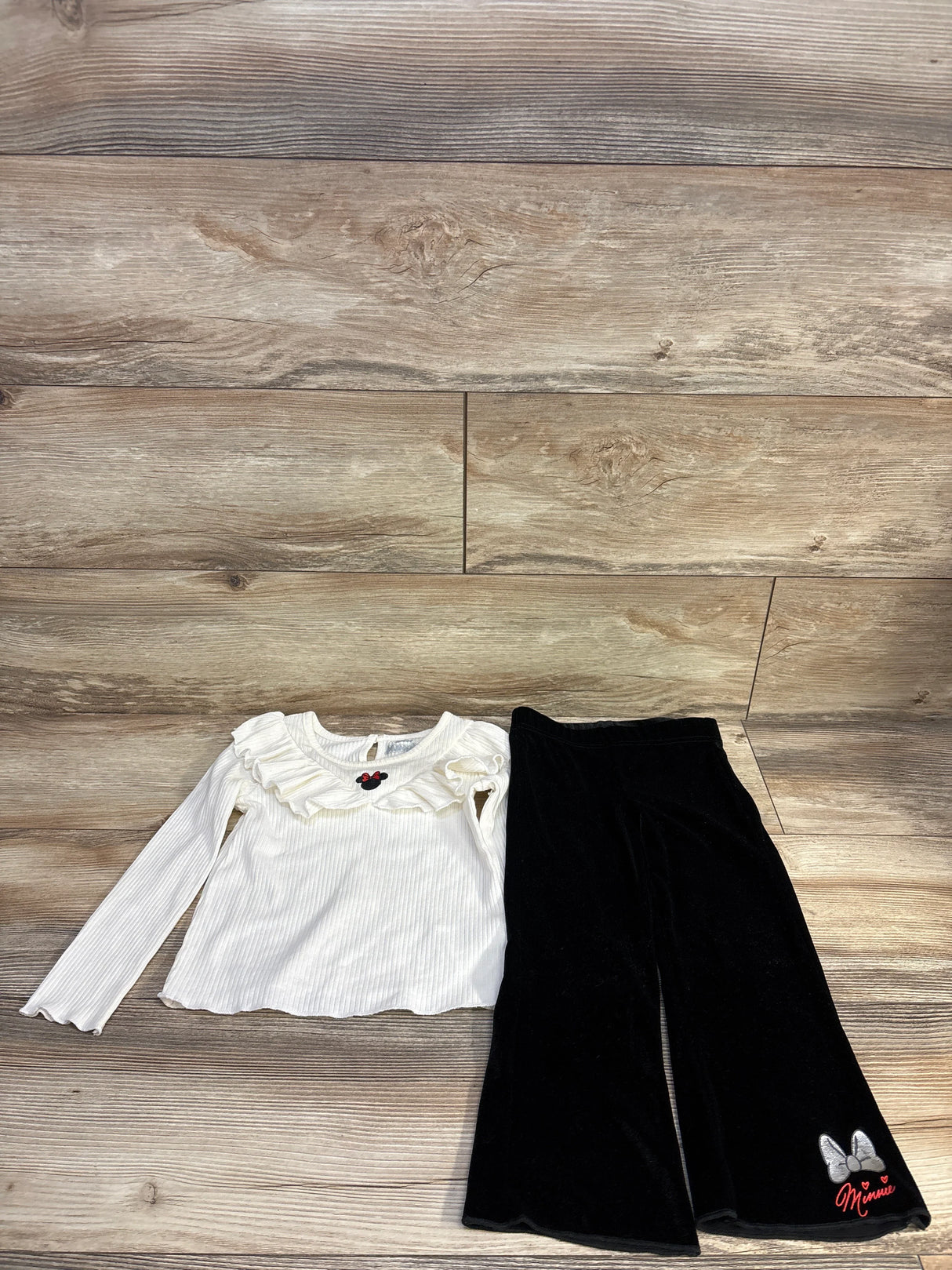 Disney Junior 3pc Puffer Metallic Jacket Set Silver sz 4T