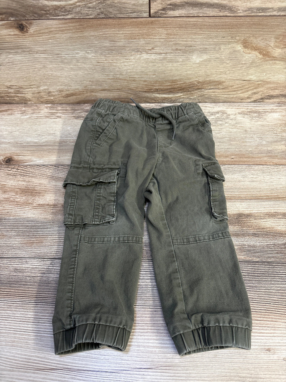 Old Navy Drawstring Cargo Joggers Green sz 2T