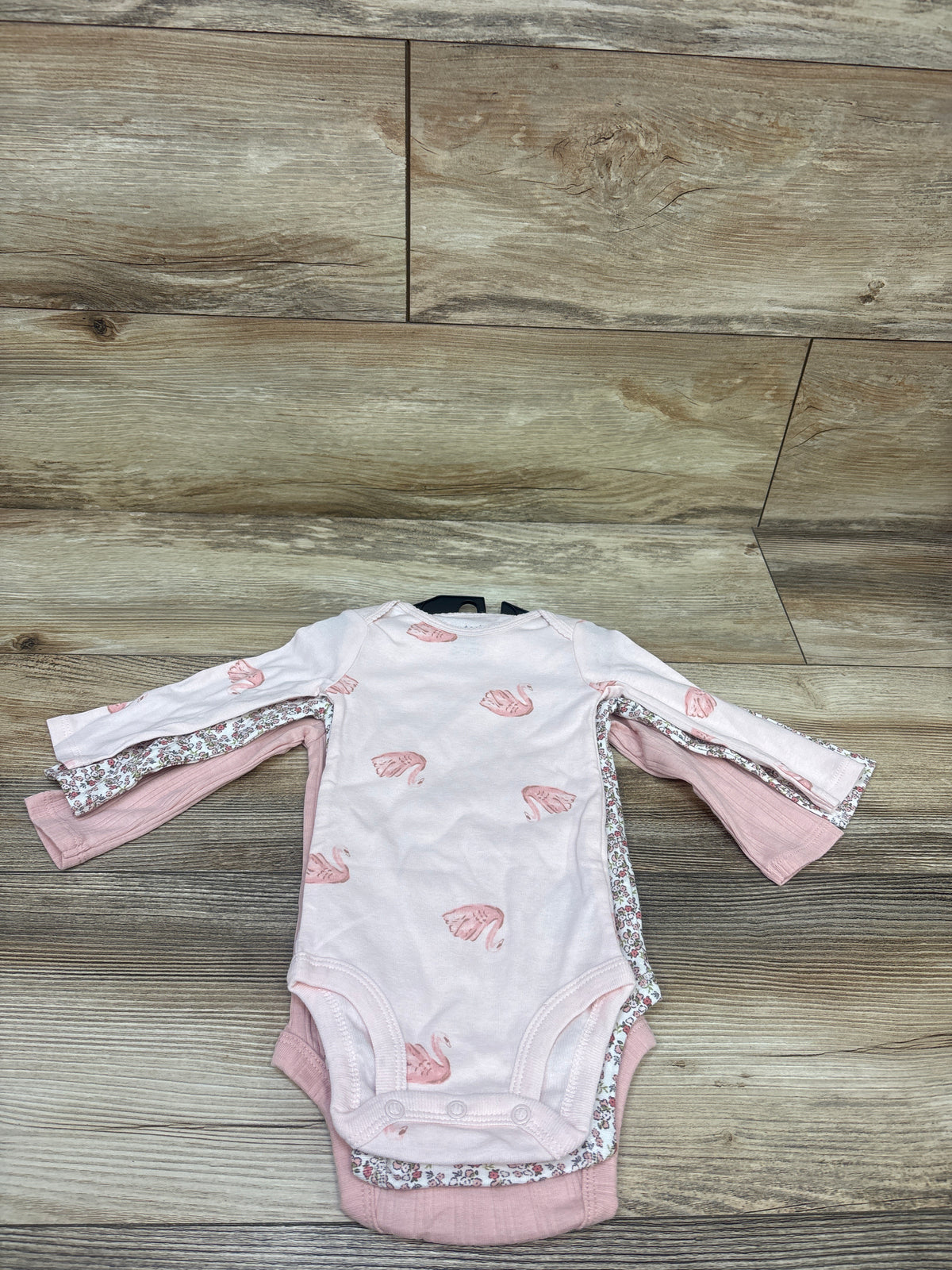 NEW Child Of Mine 3pk Bodysuits Pink sz 3-6m