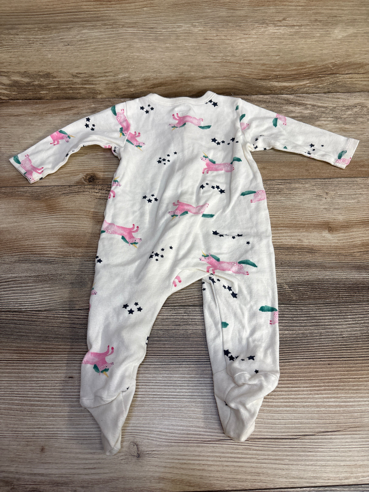 Old Navy Unicorn Sleeper White sz 3-6m