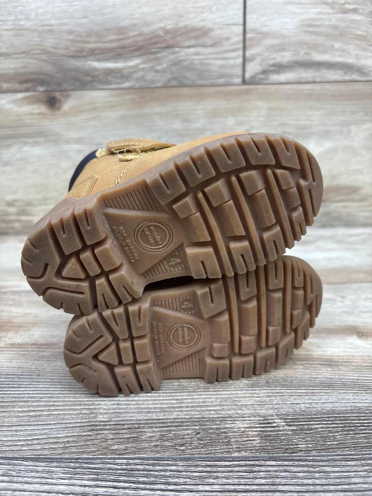 Wonder Nation Tucker Boots Brown sz 4c