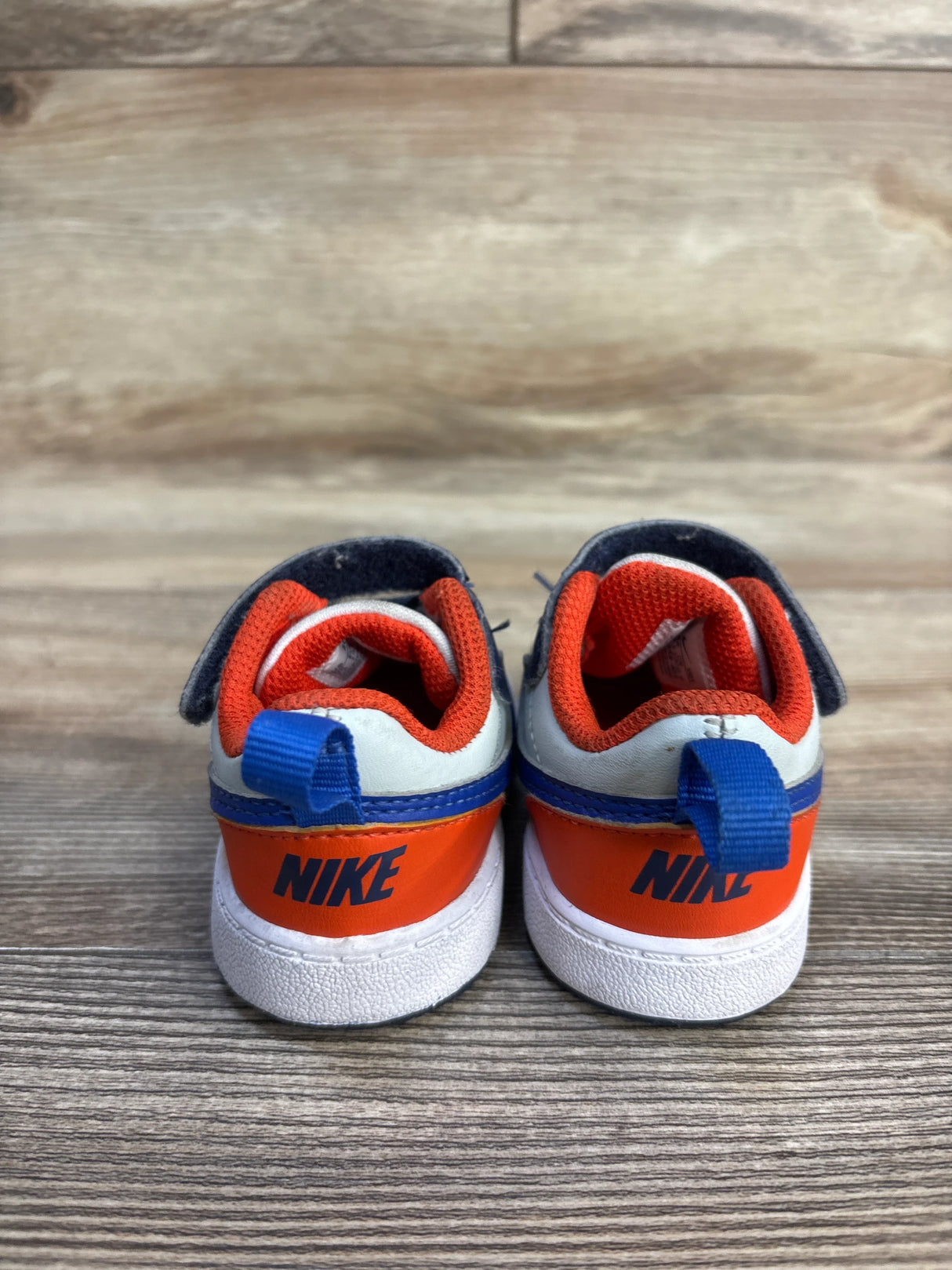 Nike Court Borough Low Recraft TD 'Midnight Navy Team Orange' Sneakers sz 4c