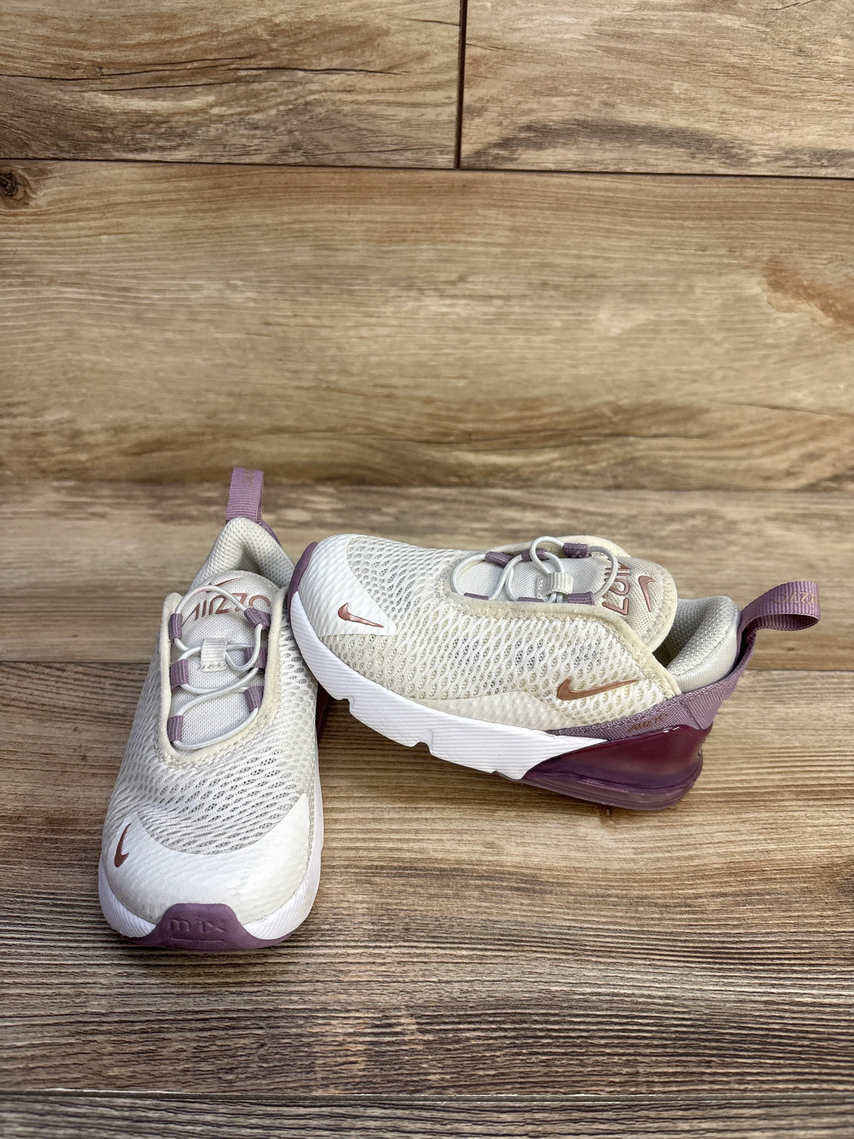 Nike Air Max 270 TD 'White Amethyst Wave' Sneakers sz 8c - Me n Mommy To Be