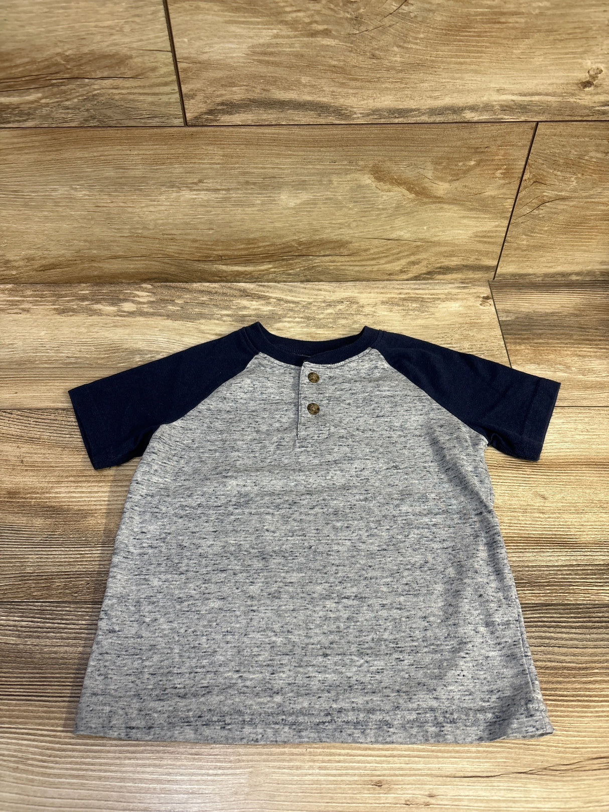 Jumping Beans Henley Shirt Navy sz 3T