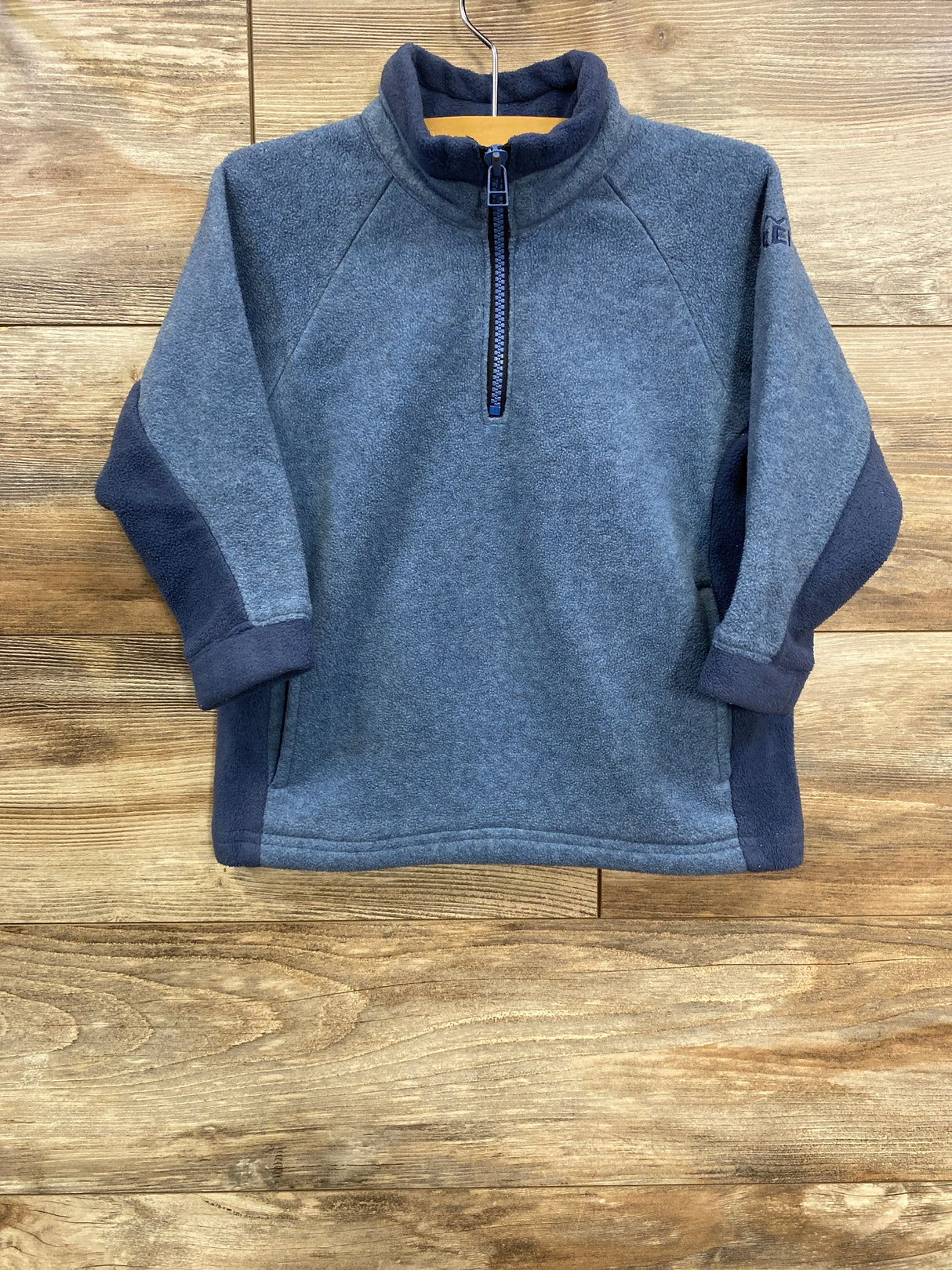 REI 1/4 Zip Pull Over Fleece Blue sz 2T